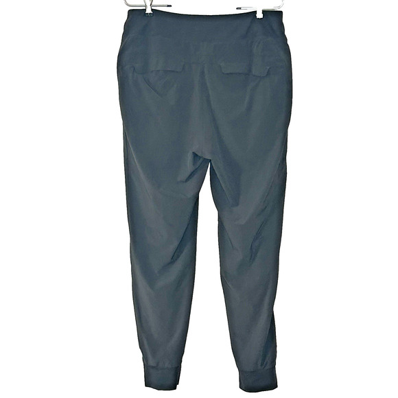 Athleta Lined Jogger Pants Size 12T Tall Gray Soho Warm Activewear Run Walk Hike - Picture 2 of 9